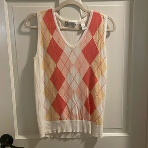 Tehama checkered top size small
